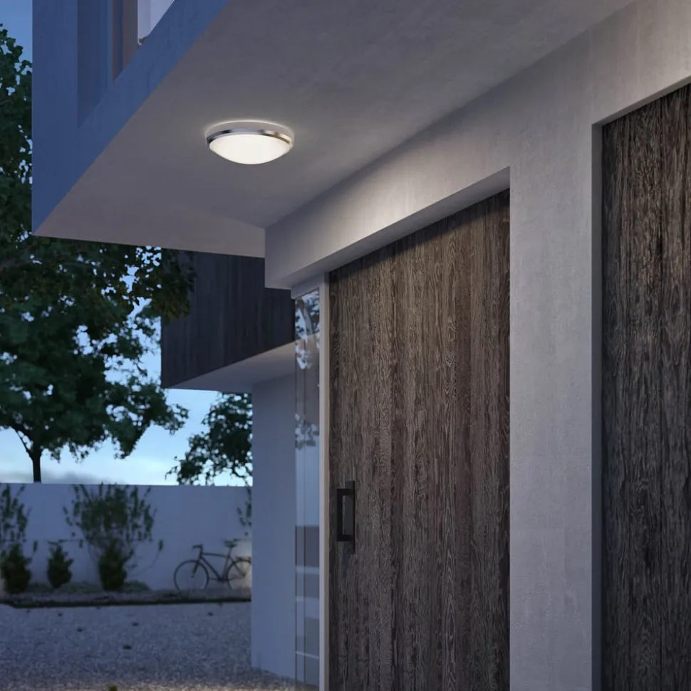 Philips Doris LED-udendørslampe IP54 4.000K nikkel