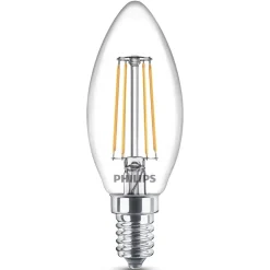 Philips E14 LED-kertepære 4,3 W varmhvid, filament