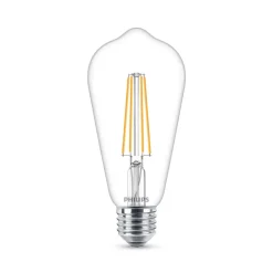 Philips E27 LED-pære filament 4,3W 2.700K