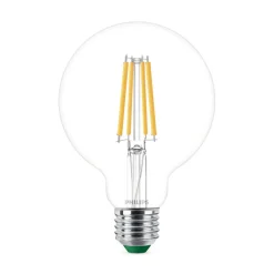 Philips E27 LED-pære globe G95 4 W 840lm 827 klar