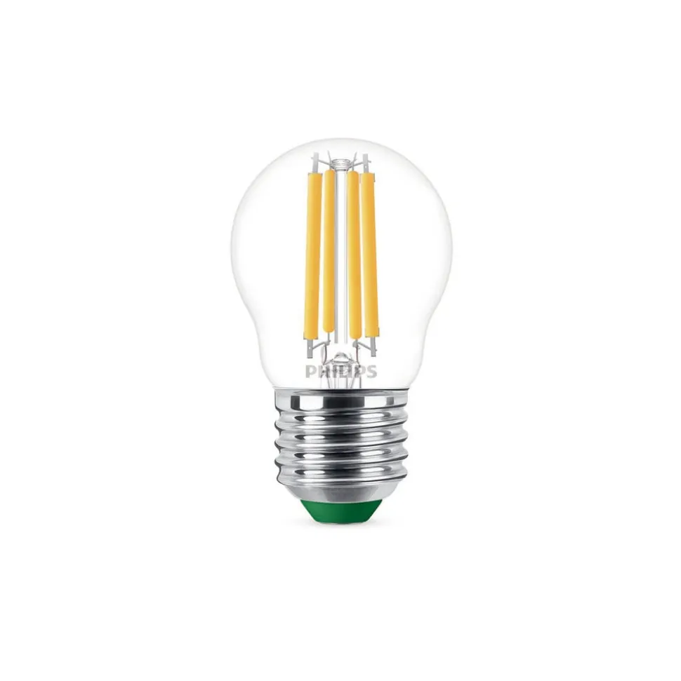 Philips E27 LED-pære G45 2,3 W 485lm 2.700 K klar
