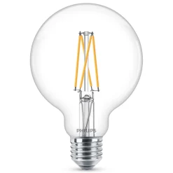 Philips E27 5,9 W LED-globepære G95 klar dim 927