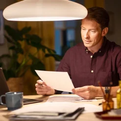 Philips E27 4,5W 827 36° R63 LED-reflektor, dæmpes