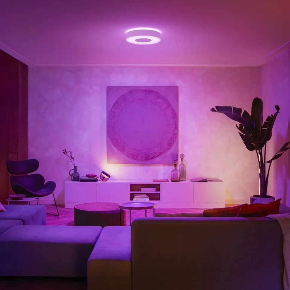 Philips Hue Infuse LED-loftslampe, dæmpbar, 38,1 cm, hvid