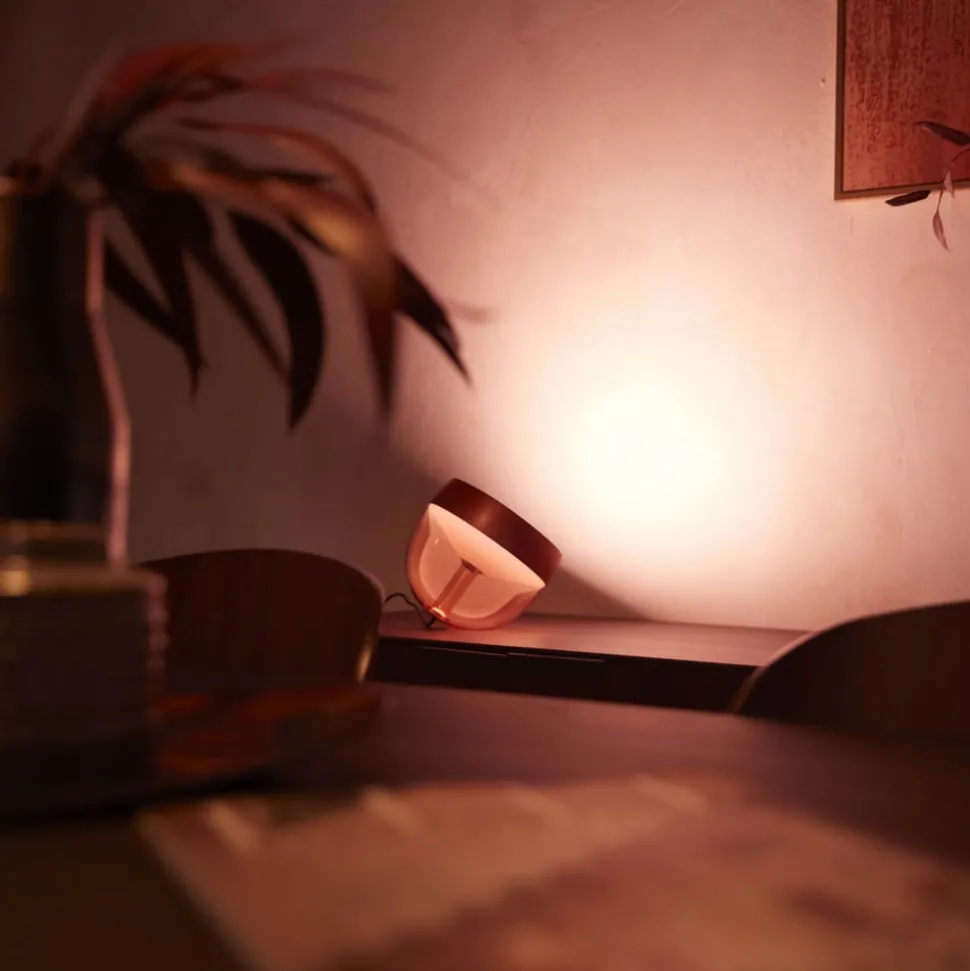 Philips Hue Iris WACA LED-bordlampe, kobber