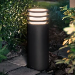 Philips Hue Lucca LED-sokkellampe, sort, smart