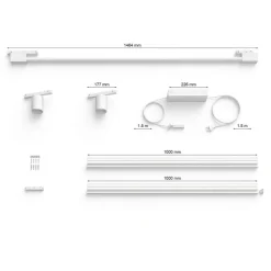 Philips Hue Perifo 2x Spots, Gradient Tube hvid