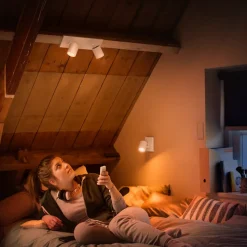 Philips Hue Runner LED-spot, 2 lyskilder, lysdæmper, hvid