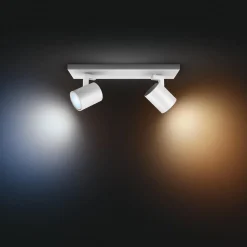 Philips Hue Runner LED-spot, 2 lyskilder, lysdæmper, hvid