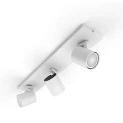 Philips Hue Runner LED-spot, 3 lyskilder, lysdæmper, hvid