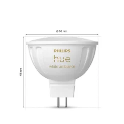 Philips Hue White Ambiance LED-pære 5,1 W GU5,3