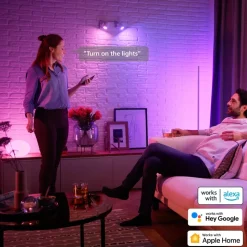 Philips Hue White & Color Ambiance LED GU10 4,2 W, 2-pak