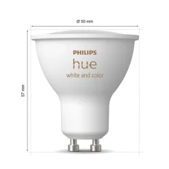 Philips Hue White & Colour Ambiance LED-reflektorpære GU10 4,2 W