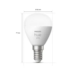 Philips Hue White LED-dråbepære E14 5,7W 2.700K