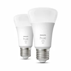 Philips Hue White 9 W E27 LED-pære, sæt med 2 stk