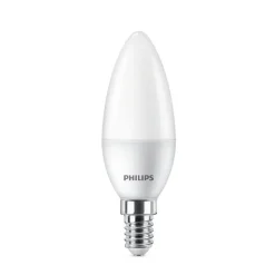 Philips LED-kerte E14 4,9 W 470m 2.700K mat 6 stk