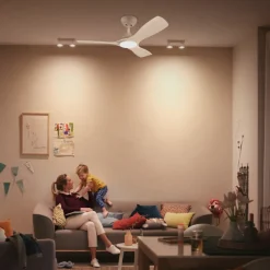 Philips LED-loftventilator Fix Blade Ø 106 cm, hvid, støjsvag