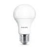 Philips LED-pære E27 10,5W 2.700 K opal, 2 stk