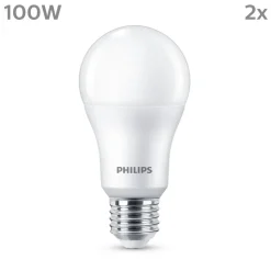 Philips LED-pære E27 13 W 1.521lm 2.700 K mat 2
