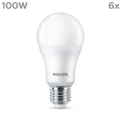Philips LED-pære E27 13 W 1.521lm 4.000 K mat 6