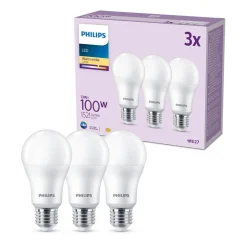 Philips LED-pære E27 13 W 1.521lm 2.700 K mat 3