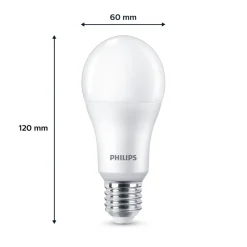 Philips LED-pære E27 13 W 1.521lm 2.700 K mat 3