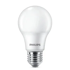 Philips LED-pære E27 8 W 806lm 2.700 K mat 6 stk