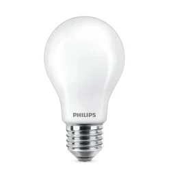 Philips LED-pære E27 7 W 806lm 2.700 K mat 6 stk