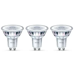 Philips LED-reflektor GU10 4,6W 2.700 K, 3 stk.