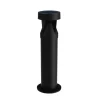 Philips LED-sokkellampe Avery, sort, IP44