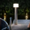 Philips LED-sokkellampe Otis UE, stål, IP44