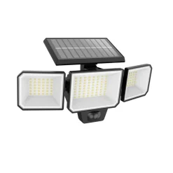 Philips LED-solcelle-væglampe Nysil, 3 lyskilder, sensor
