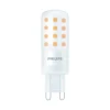 Philips LED-stiftsokkelpære, G9, 4W, mat, 480lm, 2.700K, dæmpbar