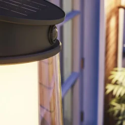 Philips LED-udendørs væglampe Juda UE, sensor, IP44