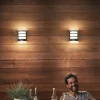 Philips LED udendørs væglampe Python UE, antracit, sensor