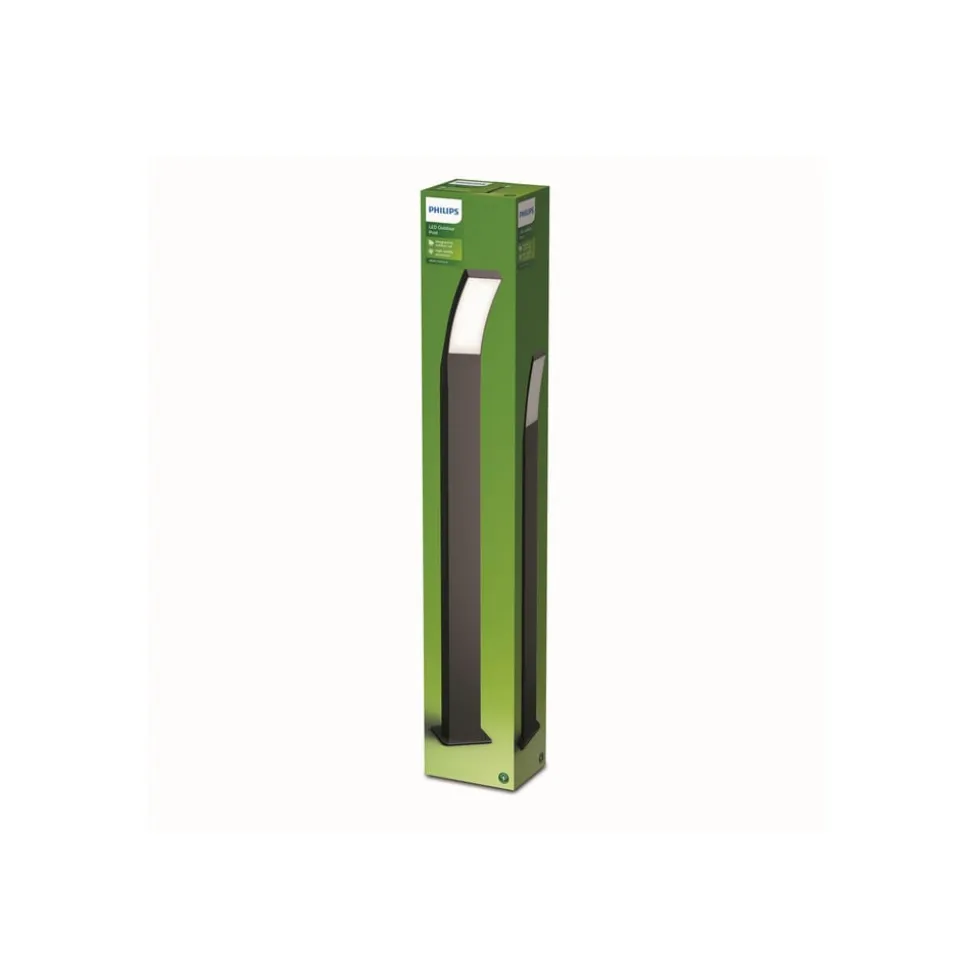 Philips LED-vejlampe Splay, 96 cm, 4.000 K, antracit, IP44