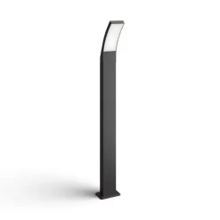 Philips LED-vejlampe Splay, 96 cm, 2.700 K, antracit, IP44