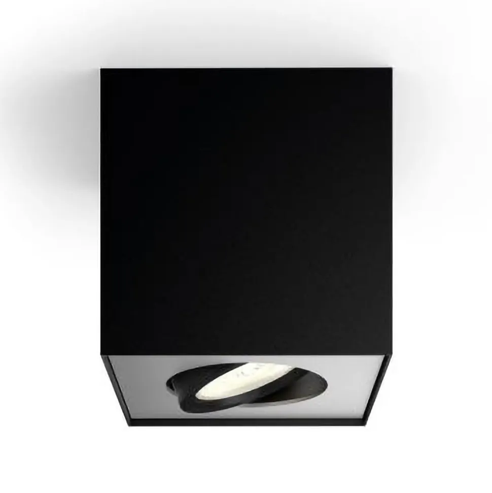 Philips myLiving Box LED-spot, 1 lyskilde, sort