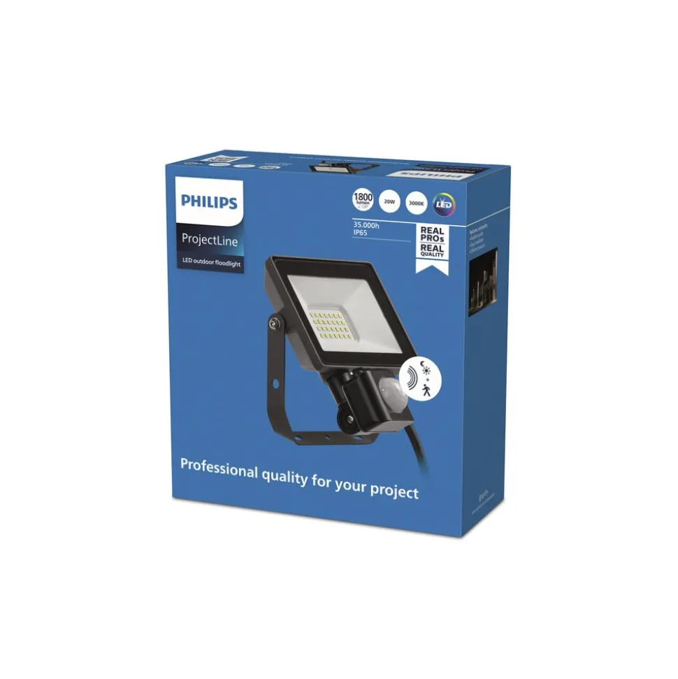 Philips ProjectLine udendørs spotlampe Sensor 3000K 20W