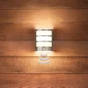 Philips Python udendørs LED-væglampe med sensor, stål