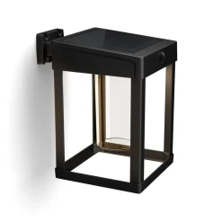 Philips solcelle-sensorlampe Camill sort/klar 14 x 14 cm