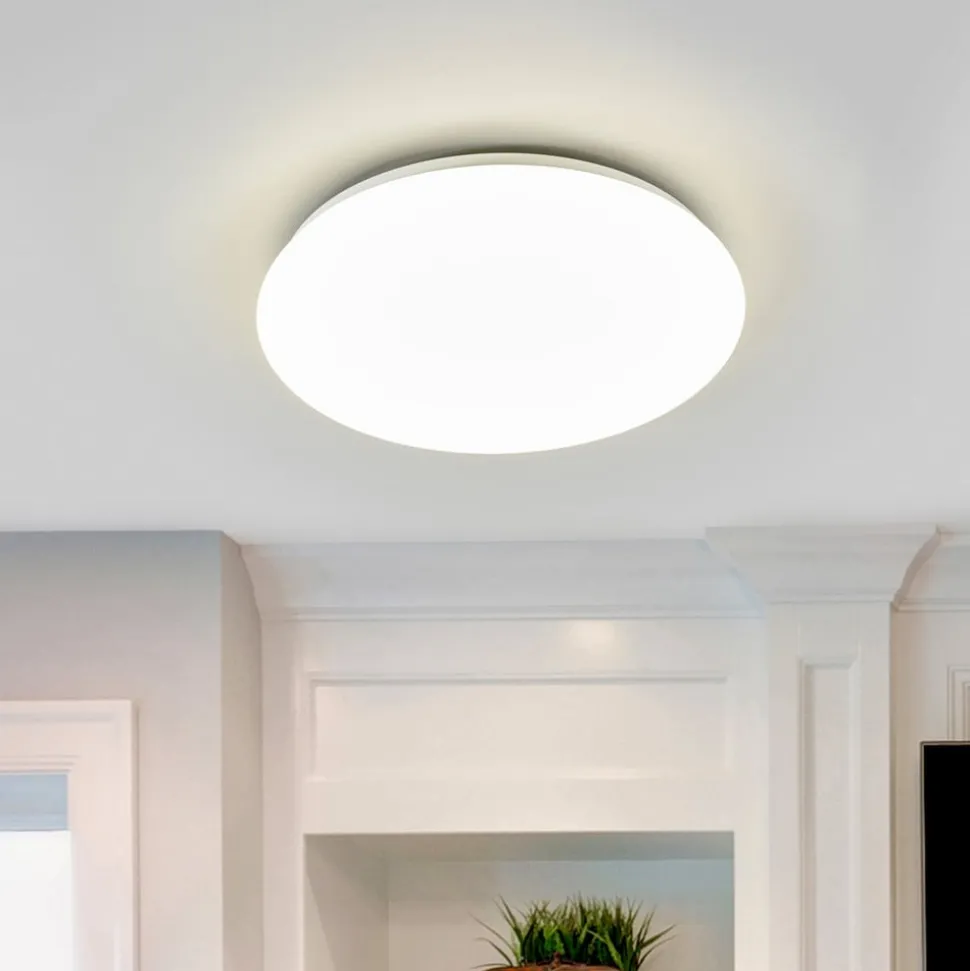 Philips Suede - rund LED-loftlampe, Ø 38 cm