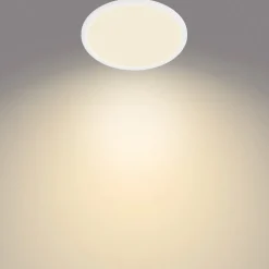 Philips SuperSlim LED IP44 2.700K Ø 24,5 cm hvid