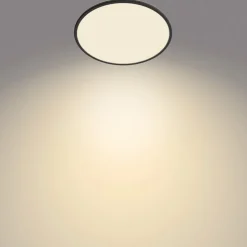 Philips SuperSlim loftlampe 2.700K Ø42cm sort