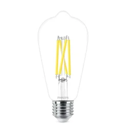 Philips WarmGlow E27 LED-pære rustik 5,9 W klar