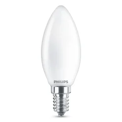 Philips WarmGlow LED Classic E14 B35 3,4 W mat