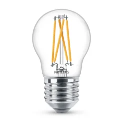 Philips WarmGlow LED-pære E27 P45 2,5 W klar