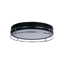 Phoenix loftslampe, Ø 40 cm, sort/krom, IP44