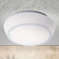 Pia glasloftlampe med IP44, 30 cm