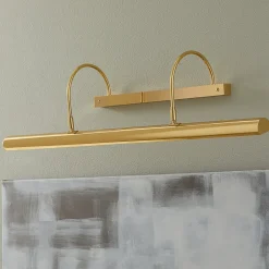PICTURE lang gallerilampe poleret messing